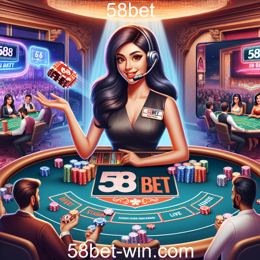A Experiência Imersiva do Cassino Ao Vivo no 58bet
